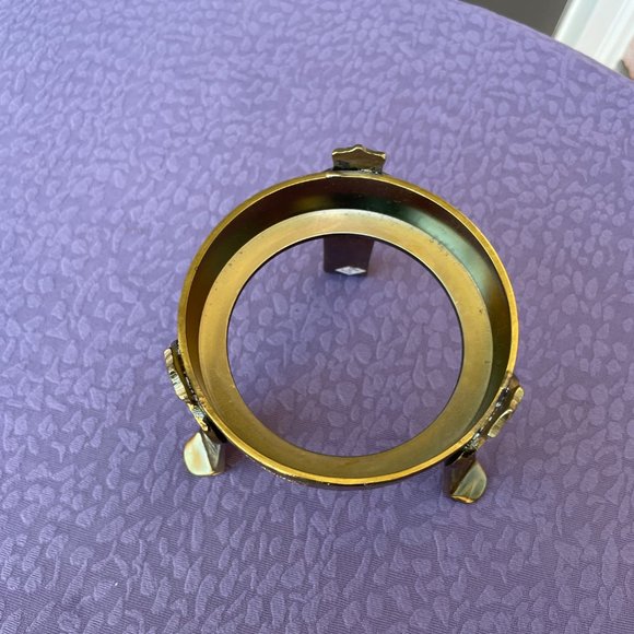 Vintage Brass Small Vase Holder - Picture 3 of 8